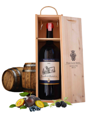 Tenuta di Sesta Brunello di Montalcino DOCG 2006, dřevo